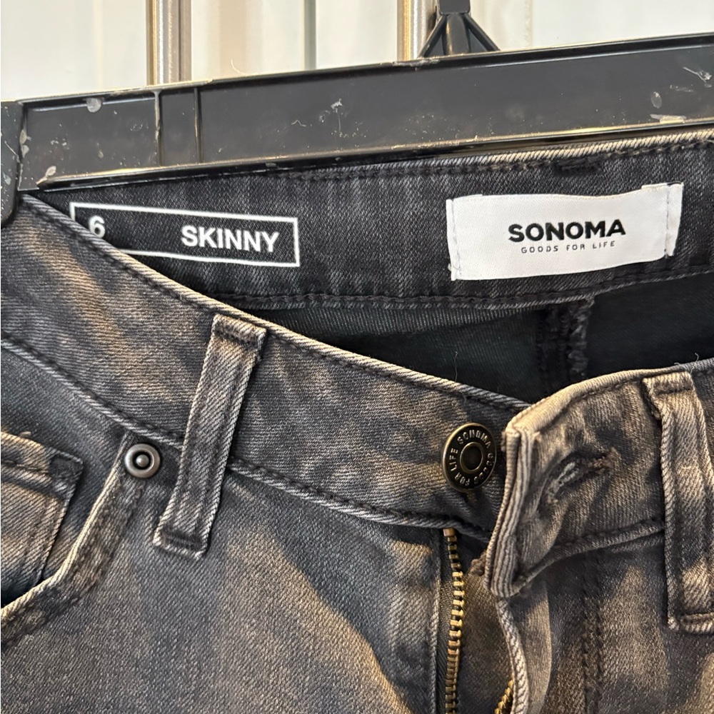 Sonoma Women's Gray Skinny Jeans